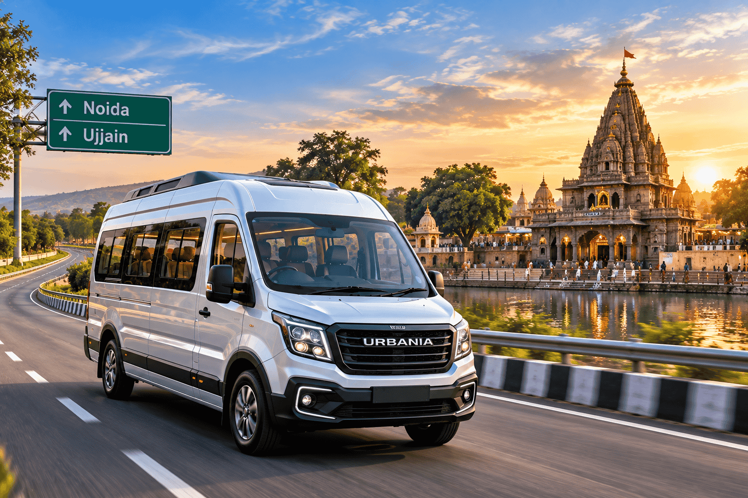 Noida to Ujjain Tempo Traveller 12 Seater | Comfortable Mahakal Yatra Plan